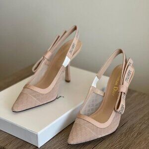 Dior Women's J'Adior Slingback Pump Color Nude Size EU37 J' Adior